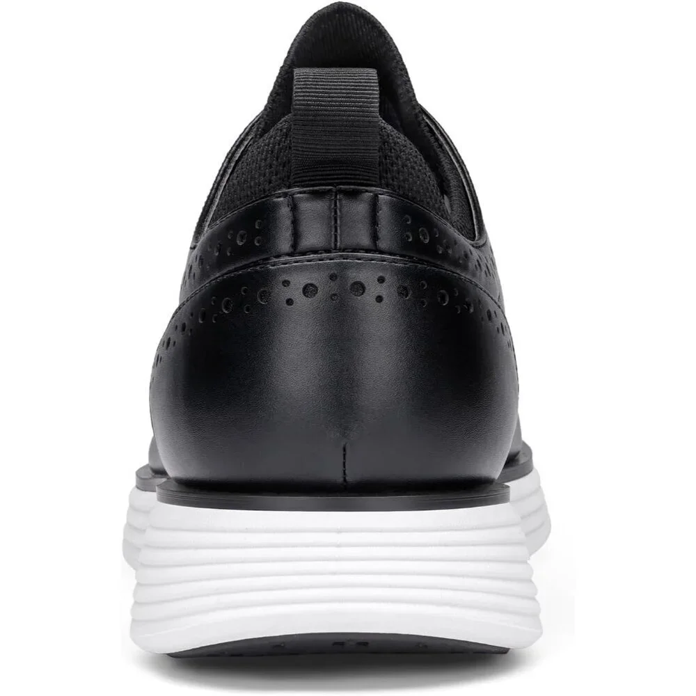 Men's Black Leather Classic Business Formal Casual Wingtip Dress Oxford Shoes
